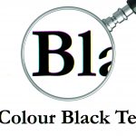 4 colour black text